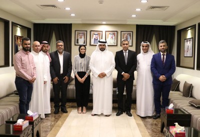 رئيس اتحاد السلة يستقبل مجلس إدارة نادي الاتحاد الجديد