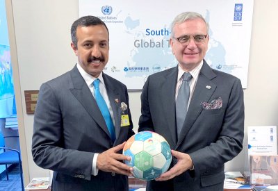 وكيل وزارة الخارجية للشؤون الدولية يجتمع مع مدير مكتب الأمم المتحدة للتعاون فيما بين بلدان الجنوب