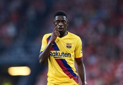 برشلونة يكشف طبيعة إصابة ديمبيلي