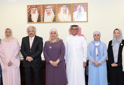الرئيس التنفيذي لهيئة جودة التعليم والتدريب تهنئ جامعة البحرين