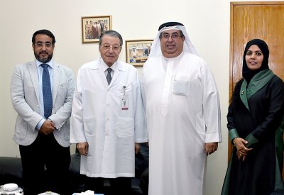 شركة البحرين للسينما تتبرع بثلاثة أجهزة طبية لمركز الشيخ محمد بن خليفة التخصصي للقلب