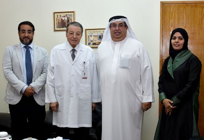 شركة البحرين للسينما تتبرع بأجهزة طبية لمركز الشيخ محمد بن خليفة التخصصي للقلب