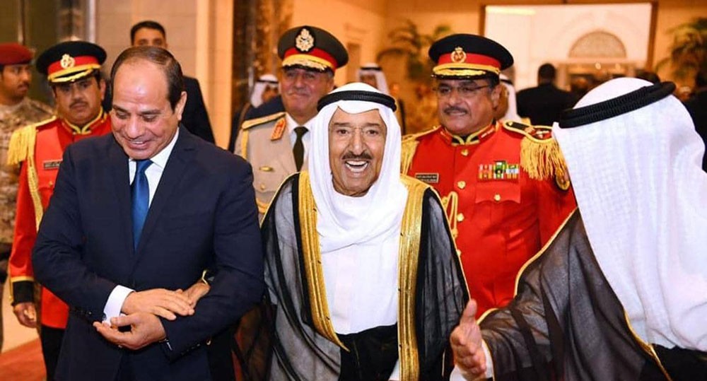 السيسي لأمير الكويت: أمن الخليج من أمن مصر
