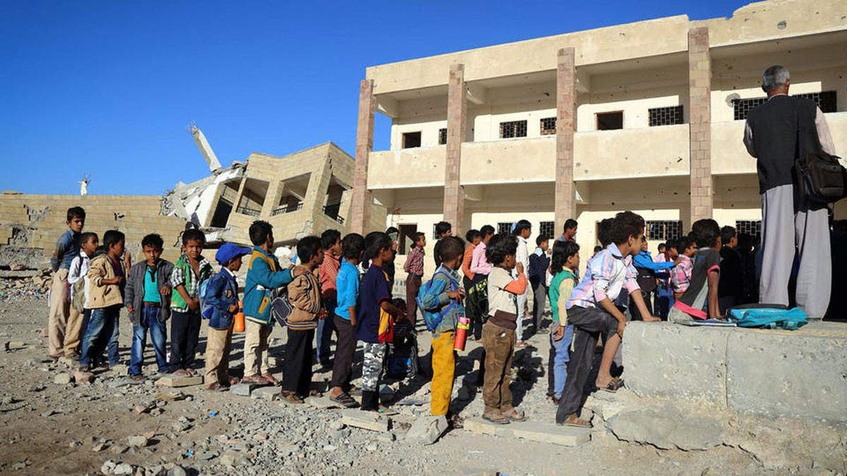 مليونا طفل يمني خارج المدارس و3.7 مليون بحاجة للمساعدات