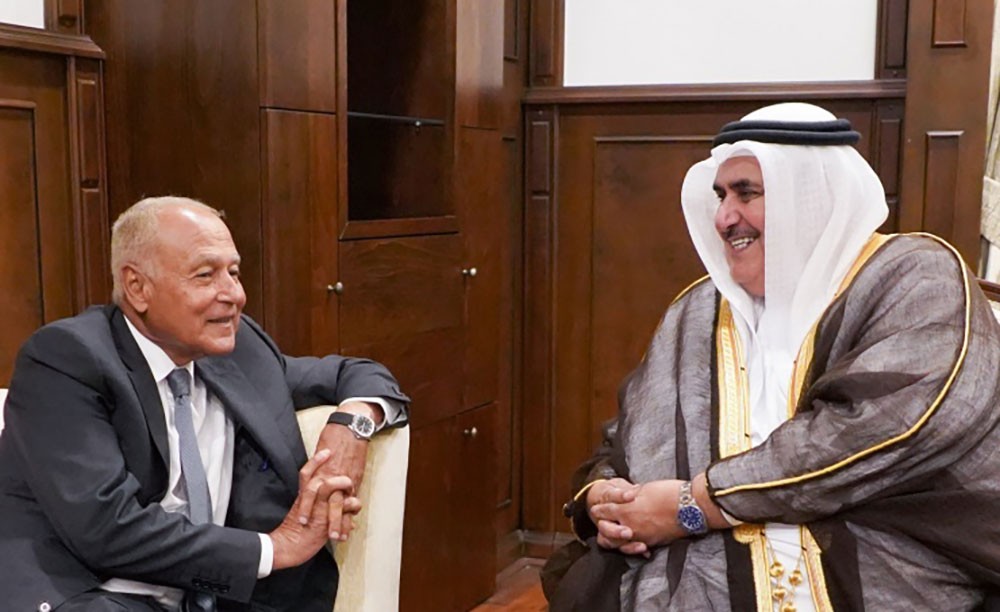 وزير الخارجية يلتقي الأمين العام لجامعة الدول العربية