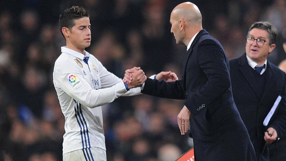 خاميس رودريغيز يشعل أجواء ريال مدريد