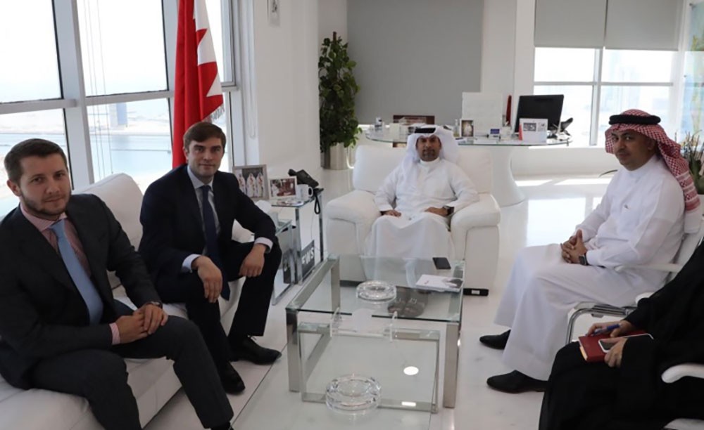 الرئيس التنفيذي للمجلس الأعلى للبيئة يستقبل شركة ( ‪WadiWater‬ ) الروسية