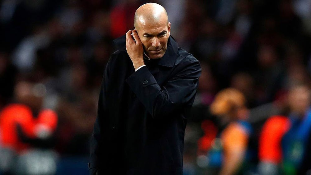 زيدان يكشف سبب سقوط ريال مدريد أمام سان جيرمان