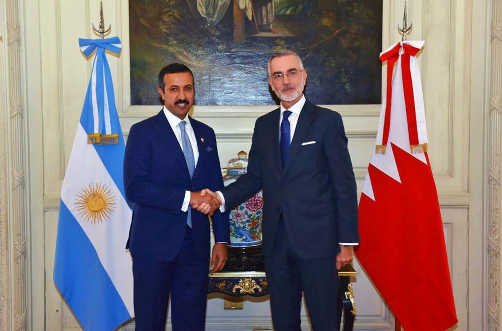 عبدالله بن أحمد يجتمع بنائب وزير خارجية الأرجنتين