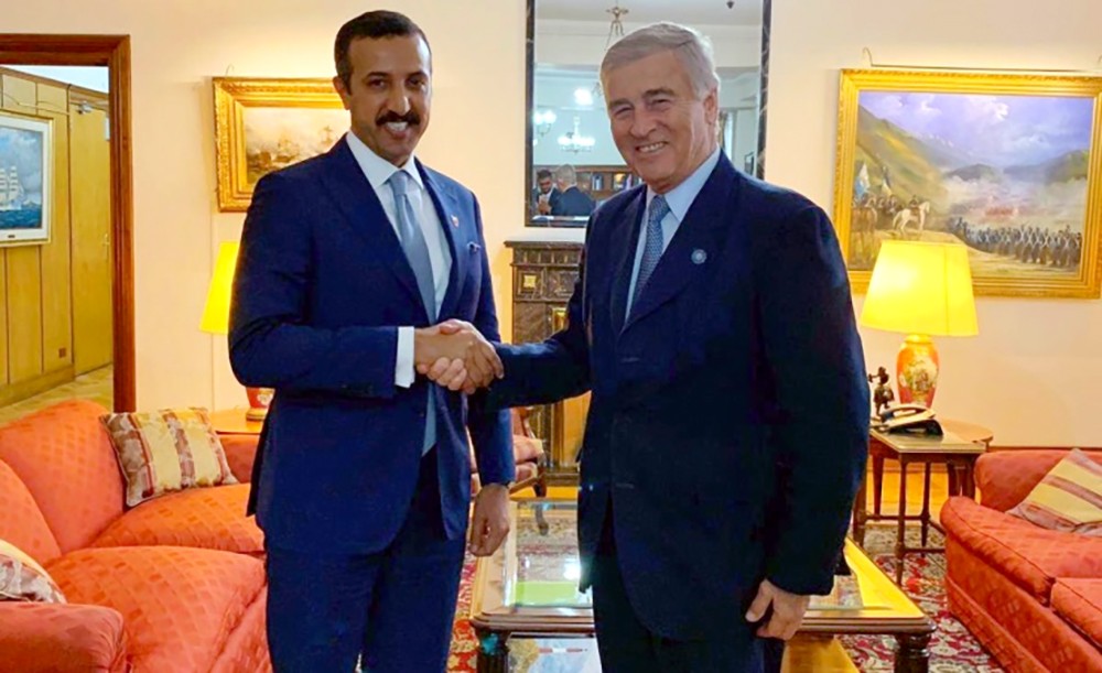 وكيل وزارة الخارجية للشؤون الدولية يجتمع مع وزير الدفاع وسكرتير الأمن بالأرجنتين
