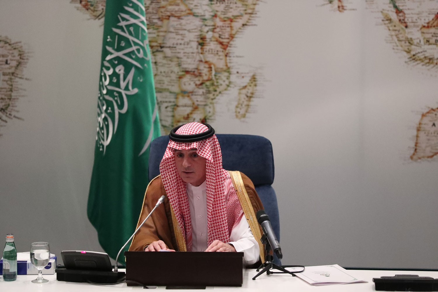 الجبير: نحمل إيران مسؤولية هجوم أرامكو