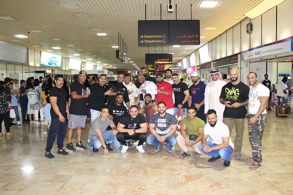 استقبال مميز من أسرة رياضة بناء الأجسام للبطل العالمي المحترف سامي الحداد