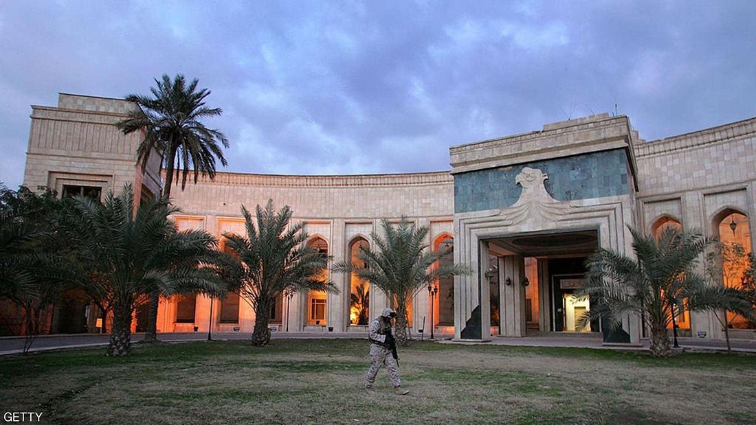  سقوط صاروخين بالقرب من السفارة الأميركية في بغداد 