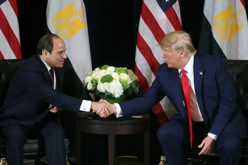 ترمب: الفوضى في مصر انتهت بقدوم السيسي