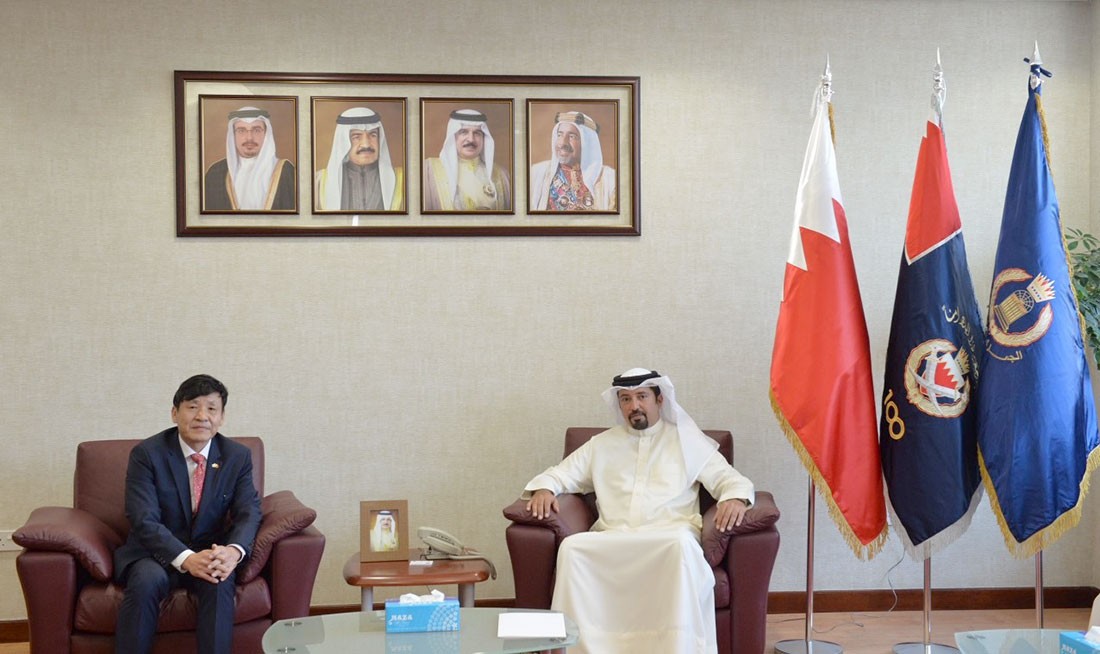 معالي رئيس الجمارك يبحث تطوير التعاون الجمركي مع السفير الكوري