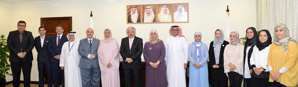 الرئيس التنفيذي لهيئة جودة التعليم والتدريب تهنئ جامعة البحرين