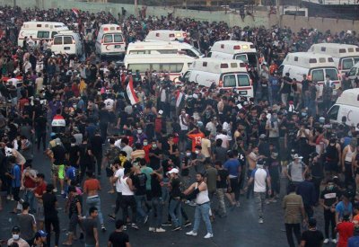  ارتفاع قتلى احتجاجات العراق.. والمتظاهرون يعودون لوسط بغداد 