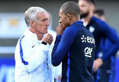 ديشان: مبابي غير جاهز للعب مع المنتخب الفرنسي