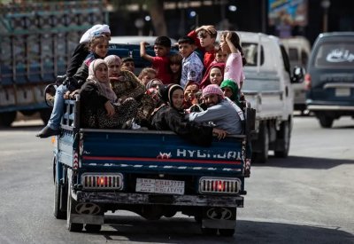 نزوح 191 ألف شخص بسبب الهجوم التركي بسوريا