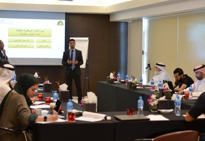 ختام دورة الإدارية الرياضية المتقدمة