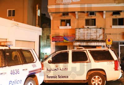 بالصور: إنفجار ارتدادي في مبنى سكني بالمحرق.. و إصابة طفلين