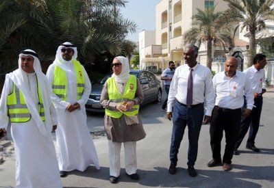 أمانة العاصمة تزور المواقع الاكثر تضررا