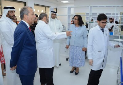 وزيرة الصحة تفتتح مركز الجينوم الوطني