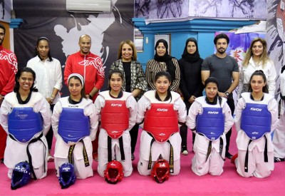 حياة بنت عبدالعزيز تزور منتخب سيدات التايكوندو