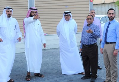 الخياط والكعبي يبحثان احتياجات (ثامنة المحرق)