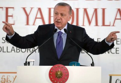 أردوغان يتوعد بسحق رؤوس الأكراد