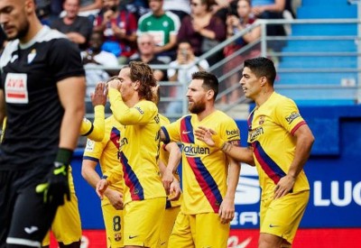 ثلاثي برشلونة "المرعب" يبدأ تهديد فرق إسبانيا