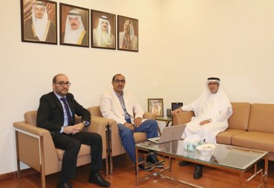 وكيل الثروة البحرية يبحث مع شركة البحرين للغاز المسال التعاون المشرك