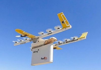 أخيرا.. بدء خدمة توصيل الطلبات إلى المنازل بالدرون