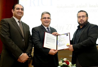 "العلوم التطبيقية" تحتفل بالحصول على شهادة الآيزو الدولية (ISO 21001 :2018) 