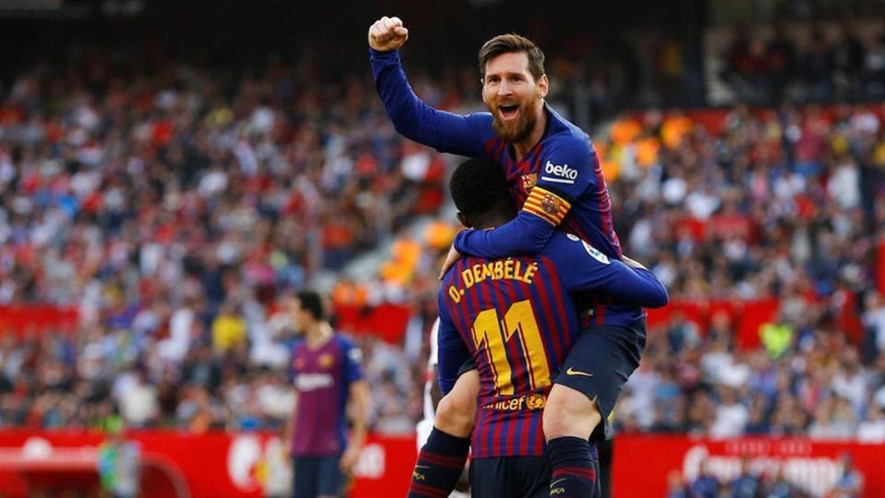 ميسي وديمبلي يعودان إلى برشلونة قبل لقاء إنتر