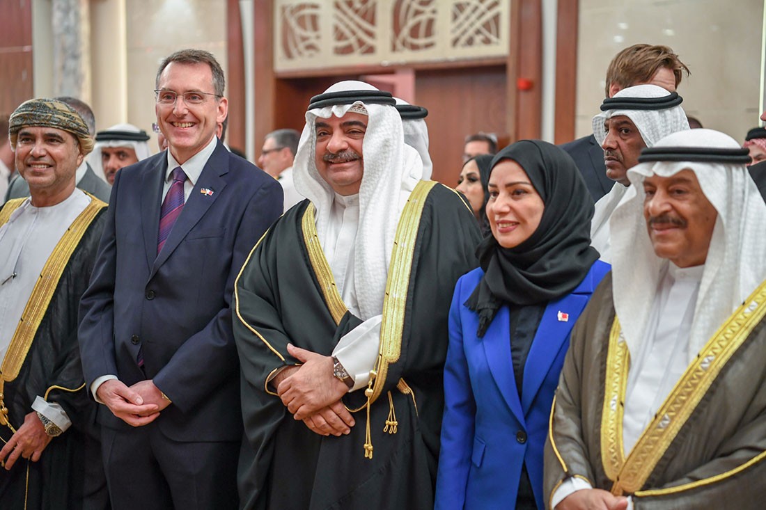  سمو الشيخ سلمان بن خليفة آل خليفة يحضر حفل السفارة الألمانية‎