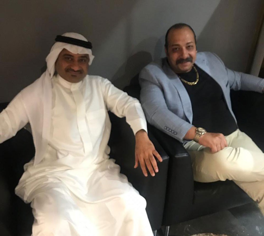 السعودي عبد الحميد العوام يودع اسرة فيلم "ريما" 