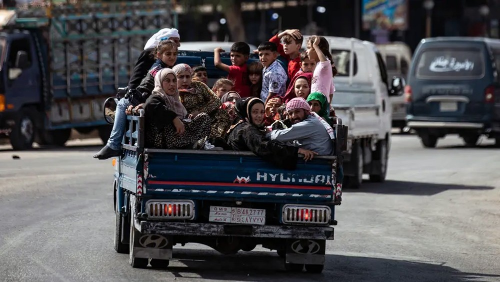 نزوح 191 ألف شخص بسبب الهجوم التركي بسوريا