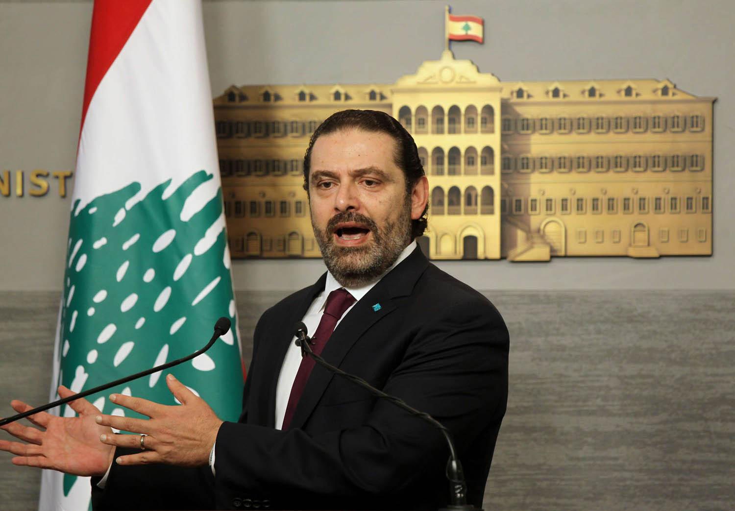 الحريري يمهل شركاءه "72 ساعة" للخروج من الأزمة