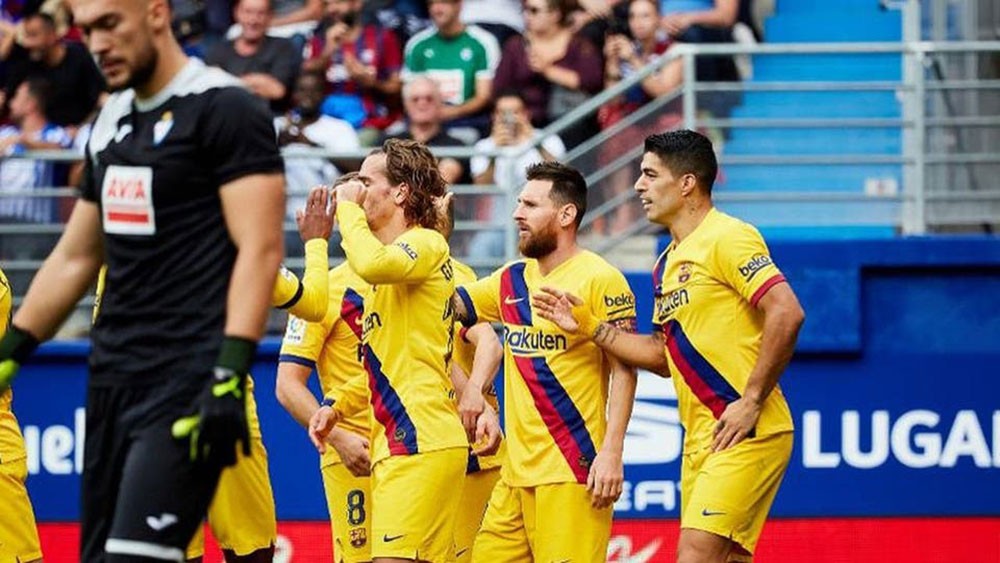 ثلاثي برشلونة "المرعب" يبدأ تهديد فرق إسبانيا