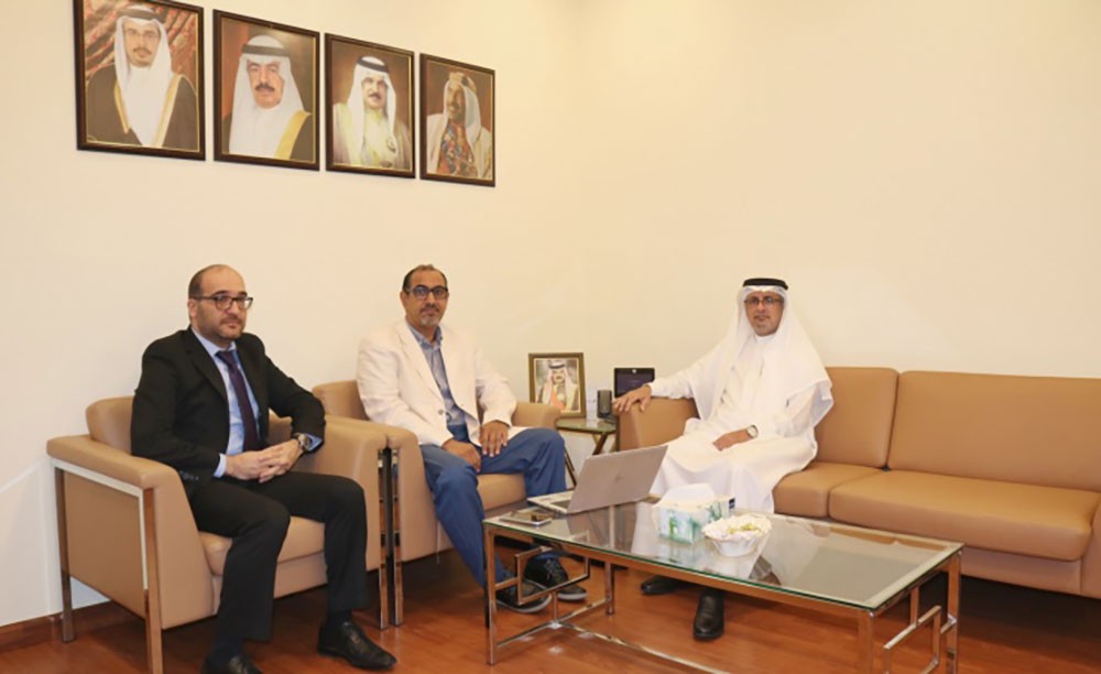 وكيل الثروة البحرية يبحث مع شركة البحرين للغاز المسال التعاون المشرك