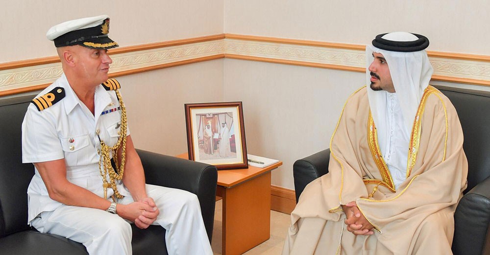 محمد بن سلمان يستقبل الملحق العسكري البريطاني