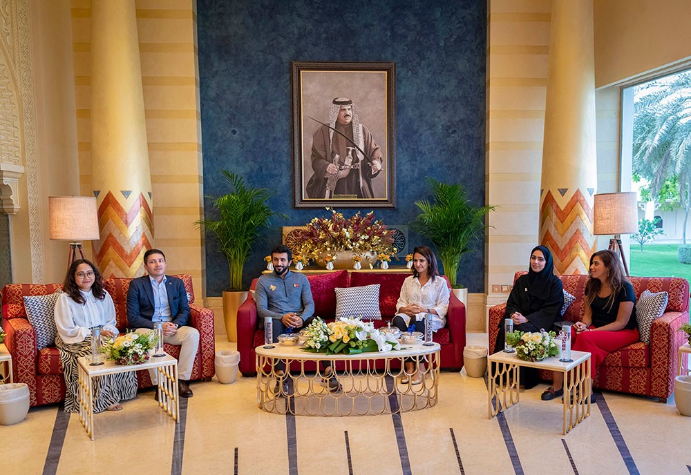 ناصر بن حمد: شبكة العمل الدبلوماسي جزء من رؤية عاهل البلاد المفدى