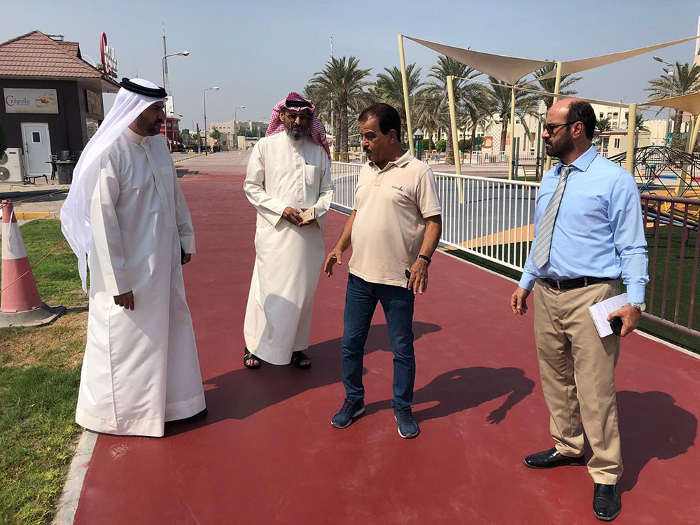 البلدية الجنوبية تنفذ المرحلة النهائية من تطوير ممشى الاستقلال