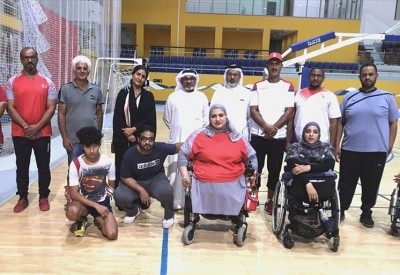 وفد منتخب ذوي العزيمة لألعاب القوى يغادر  إلى مدينة دبي