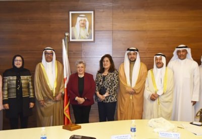 حقوق الإنسان تبحث مع الديوان الوطني لحقوق الإنسان الكويتي استحداث آليات التعاون