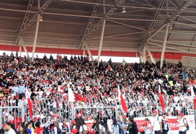 الأعلام ترفرف والجمهور يهتف عاش الملك