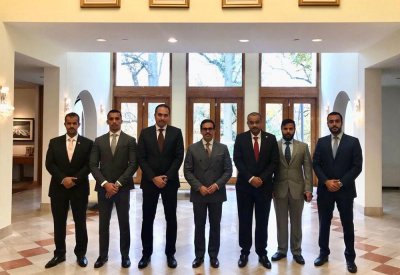 سفير البحرين بواشنطن يستقبل وفد وزارة الداخلية في ختام زيارته للولايات المتحدة