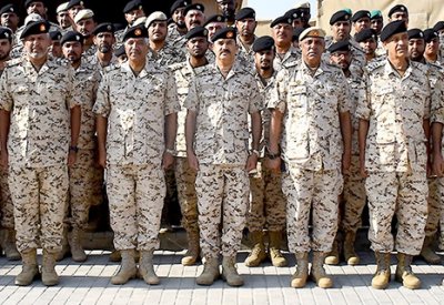 ختام تمرين إحدى الدورات المتخصصة في إحدى وحدات قوة دفاع البحرين