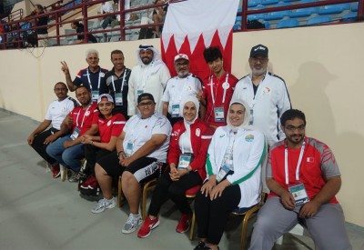 الأمين العام للجنة البارالمبية البحرينية يحضر منافسات بطولة العالم للقوى
